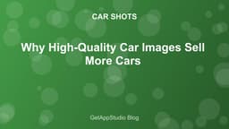 Why Professional Car Listing Photos Increase Online Auto Sales by 60%